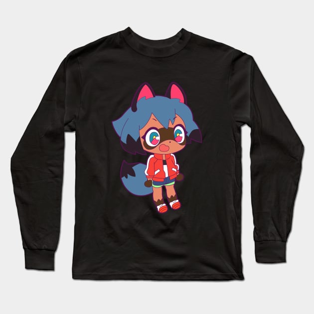 Surprised Michiru Long Sleeve T-Shirt by JamesCMarshall